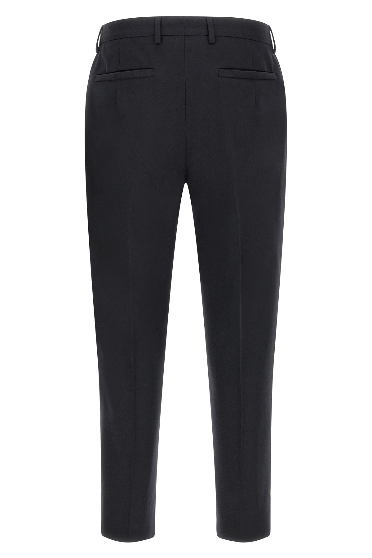 zegna trousers in fine structured cotton