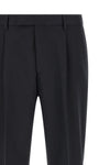 zegna trousers in fine structured cotton
