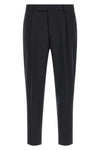 zegna trousers in fine structured cotton