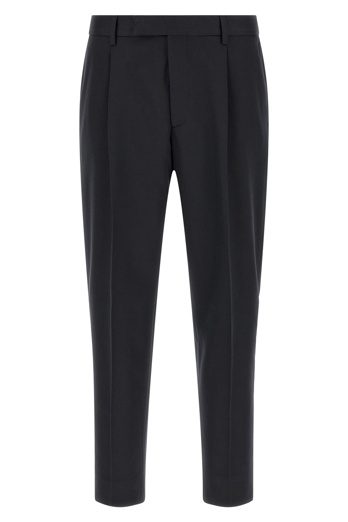 zegna trousers in fine structured cotton