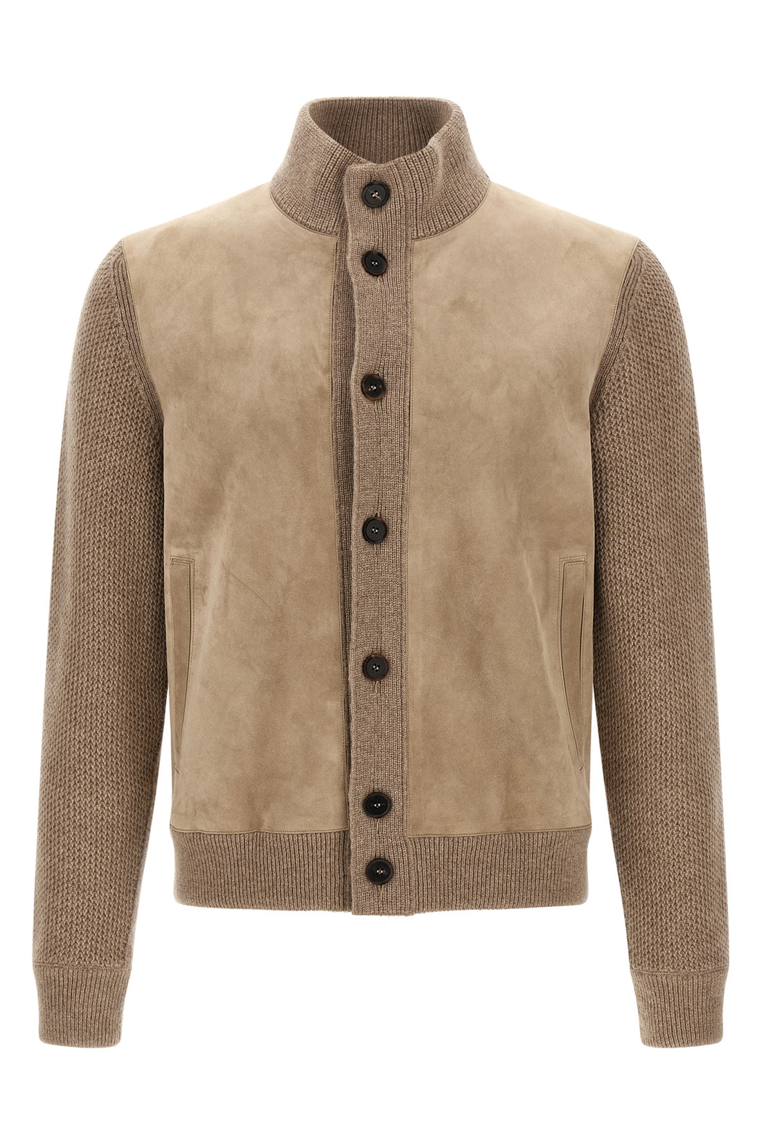 ZEGNA 52 the zegna cardigan features a sophisticated hybrid construction that