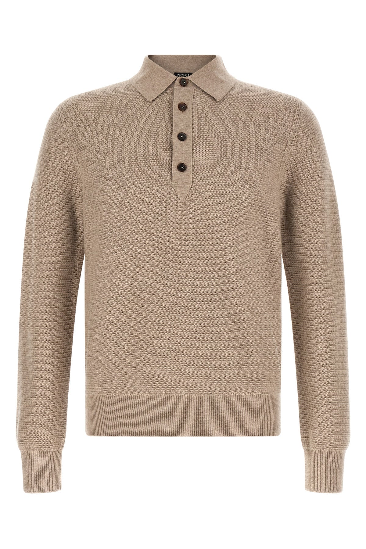 the zegna polo shirt in oasi cashmere