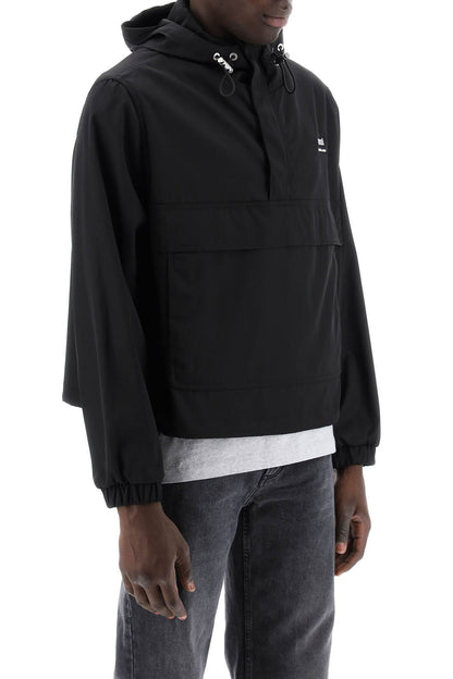 windproof anorak jacket with hood