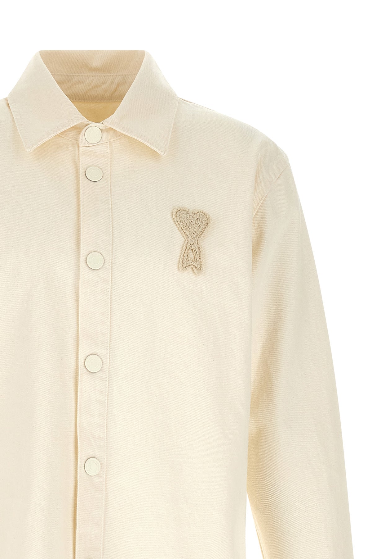 overshirt in heavy cotton denim