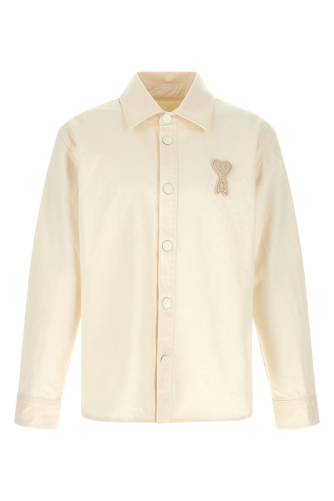 AMI PARIS M overshirt in heavy cotton denim