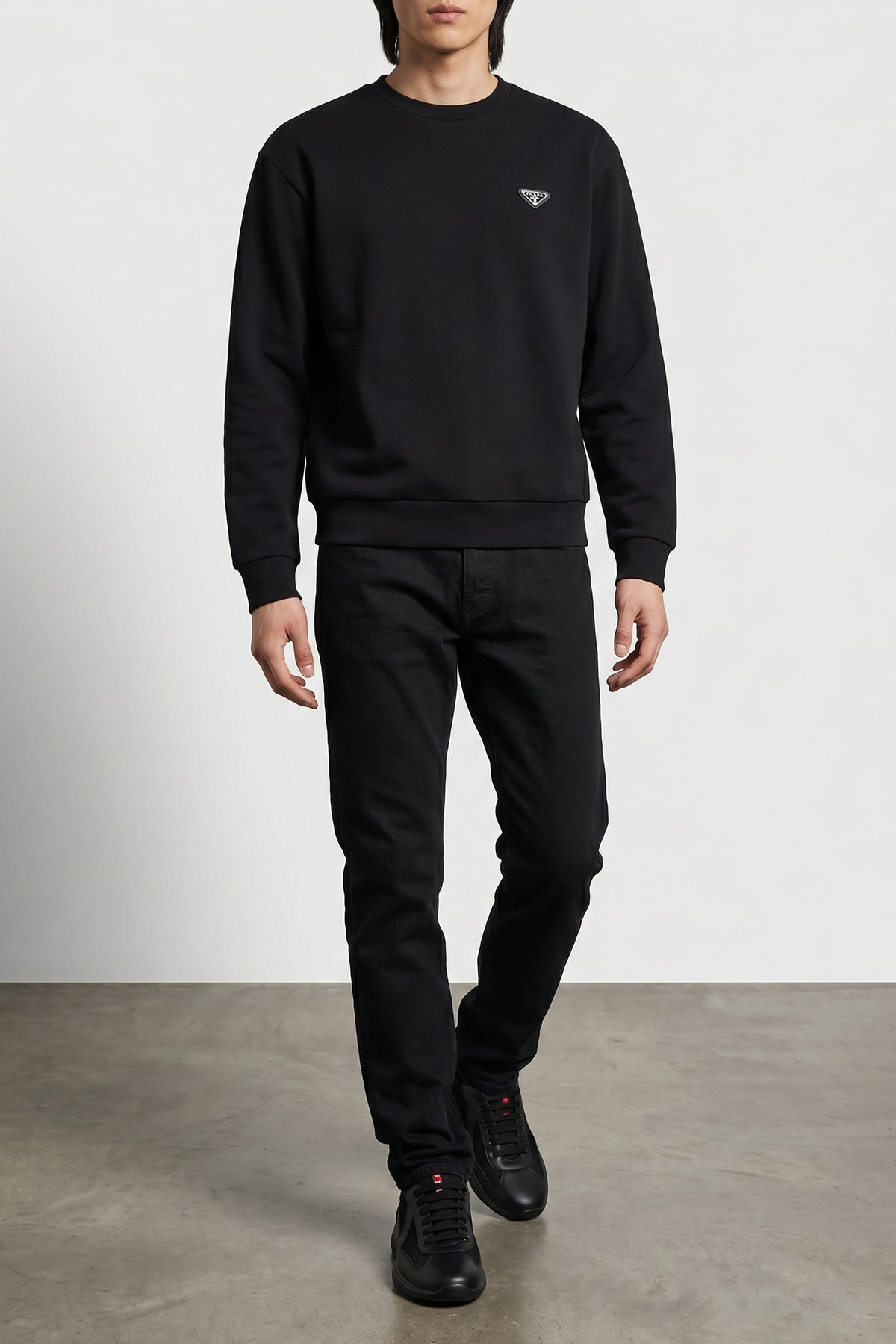tech cotton sweatshirt