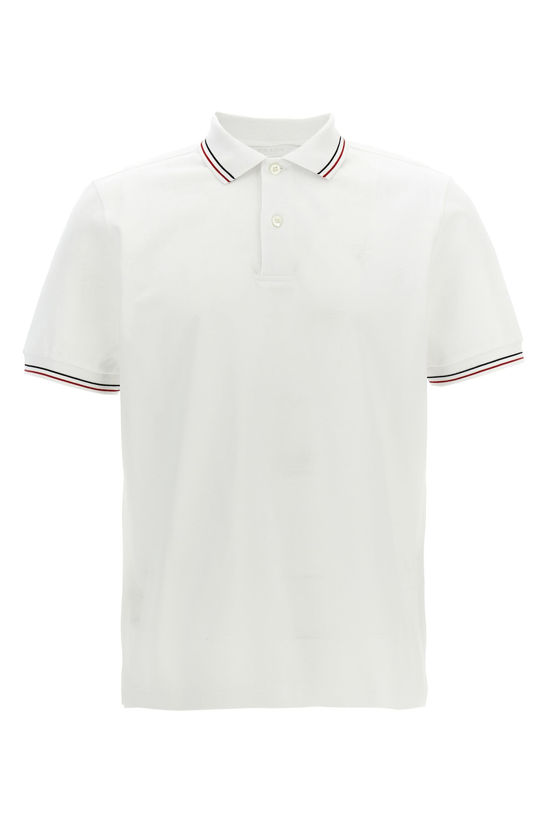 PRADA S piqué cotton polo shirt