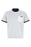 reversible cotton jersey crew neck t-shirt
