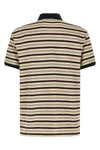 striped cotton polo shirt