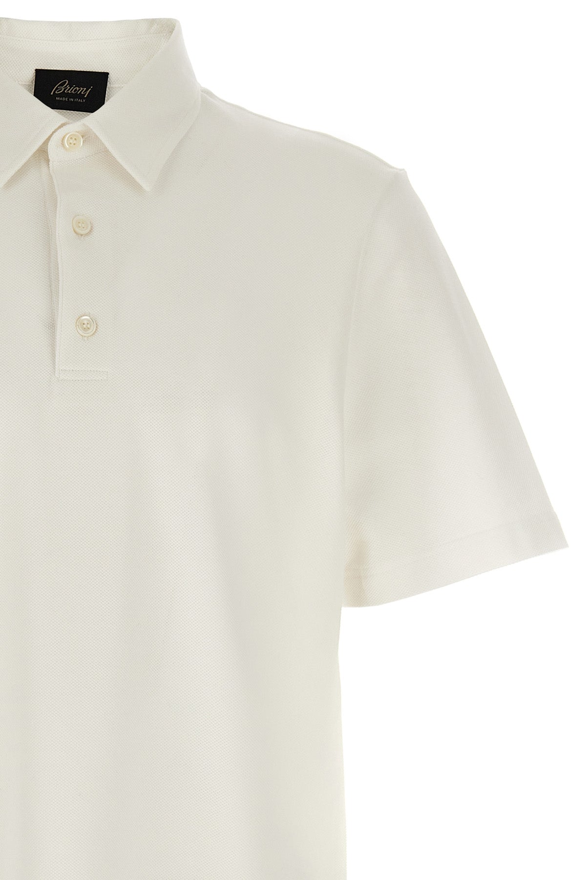 piqué cotton polo shirt