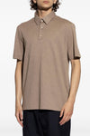 cotton piqué polo shirt
