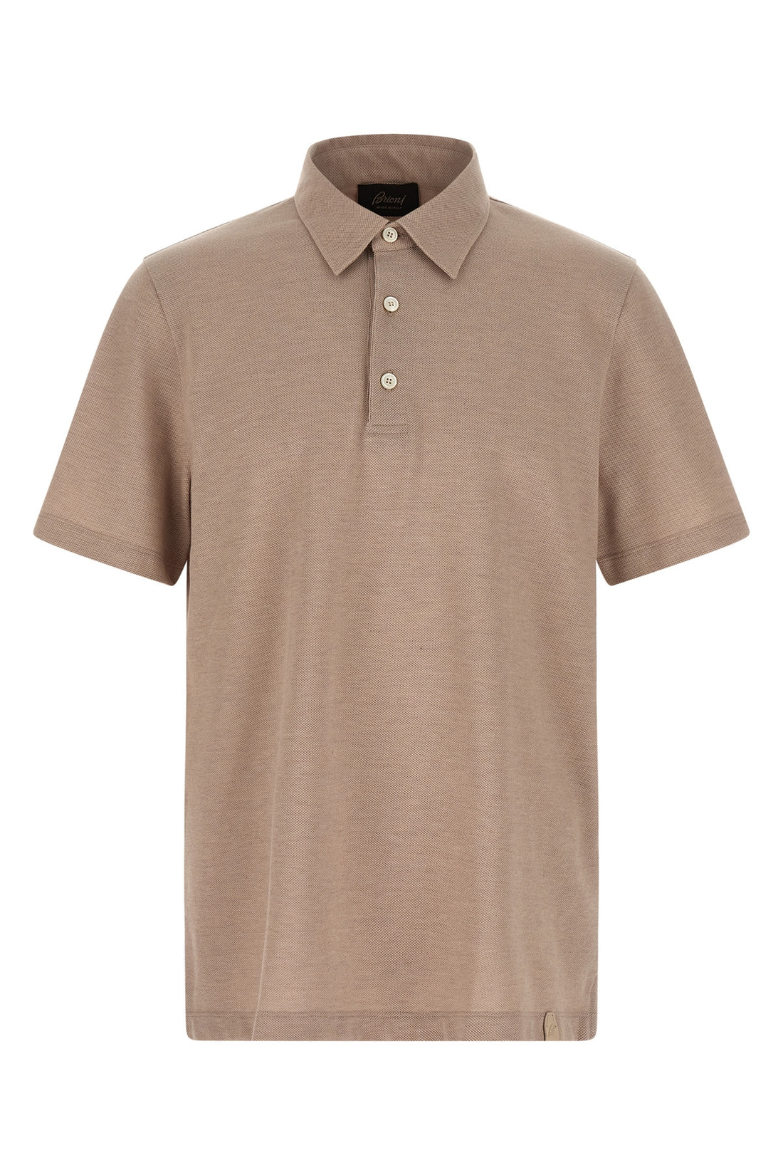 BRIONI XXL cotton piqué polo shirt