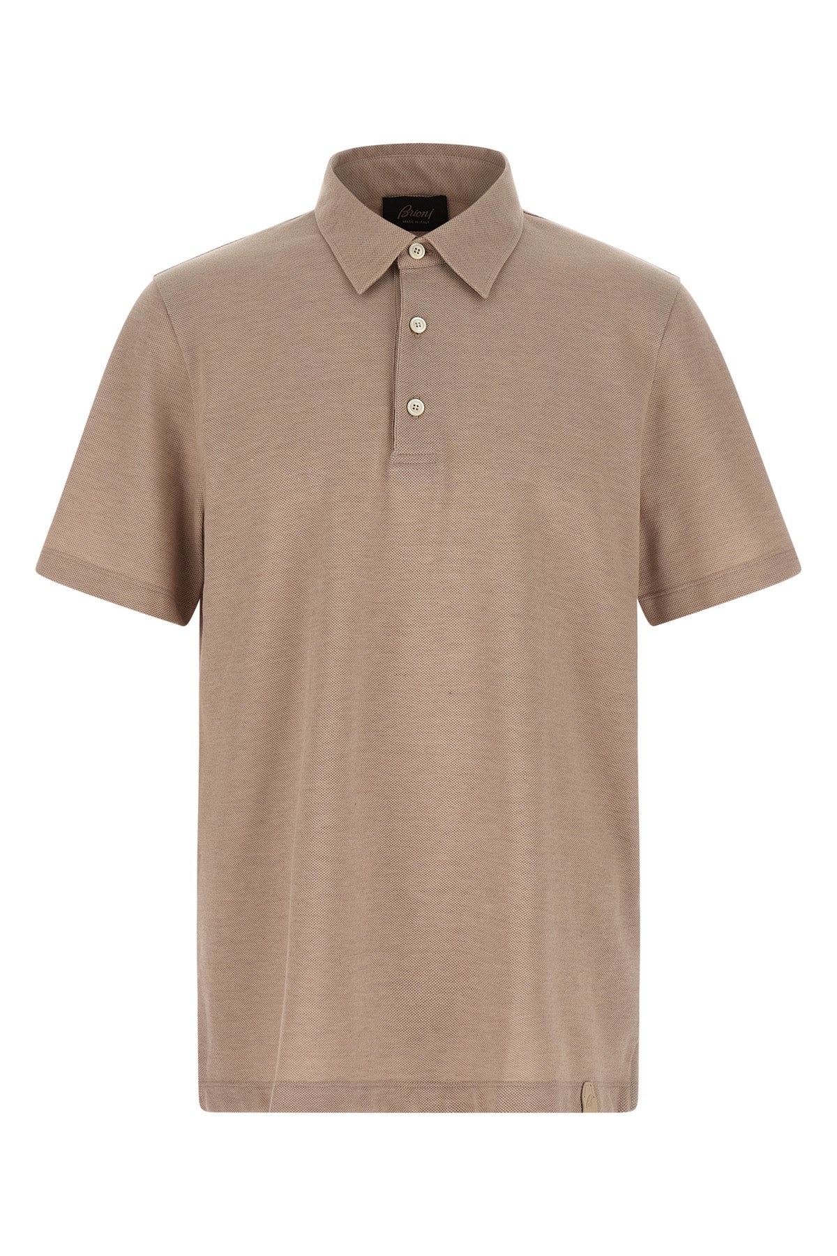 cotton piqué polo shirt