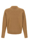 the ami paris crew neck sweater in a fine alpaca and wool blend