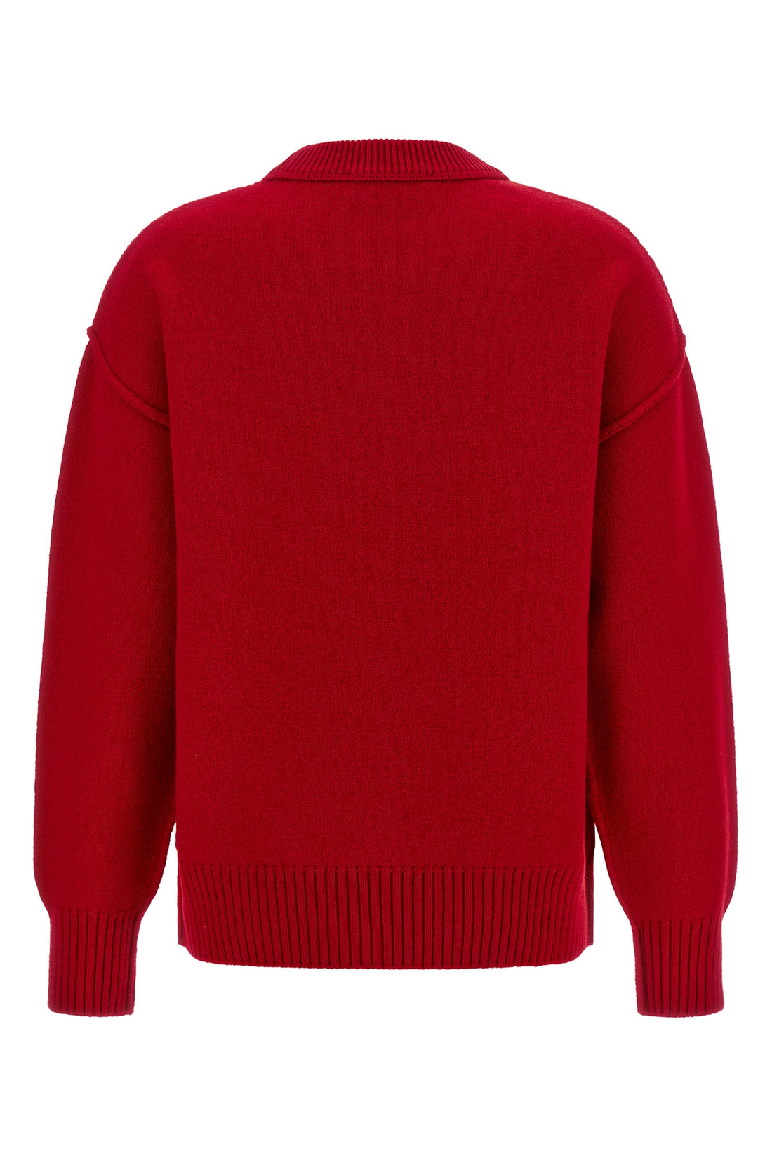 AMI PARIS S the ami paris pure wool crew neck sweater defines a contemporary aesthetic throu