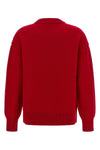 the ami paris pure wool crew neck sweater defines a contemporary aesthetic throu