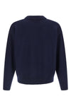 knitted wool and cotton blend sweater