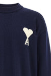 knitted wool and cotton blend sweater