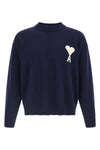 knitted wool and cotton blend sweater