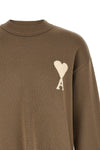 knitted wool and cotton blend sweater