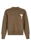 knitted wool and cotton blend sweater