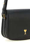 the ami paris paris paris crossbody bag is made of fine smooth calf leather