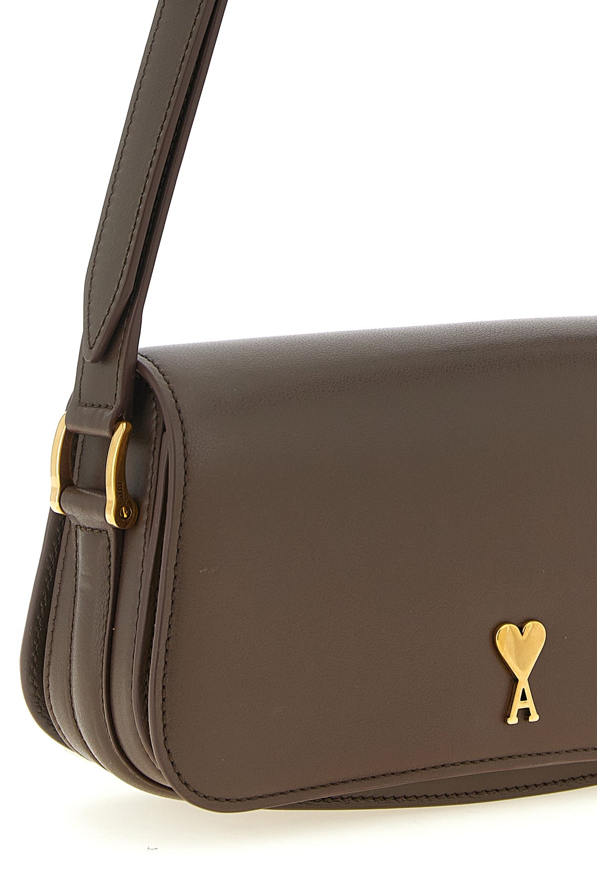 the ami paris paris paris shoulder bag embodies the brands mastery in whisper