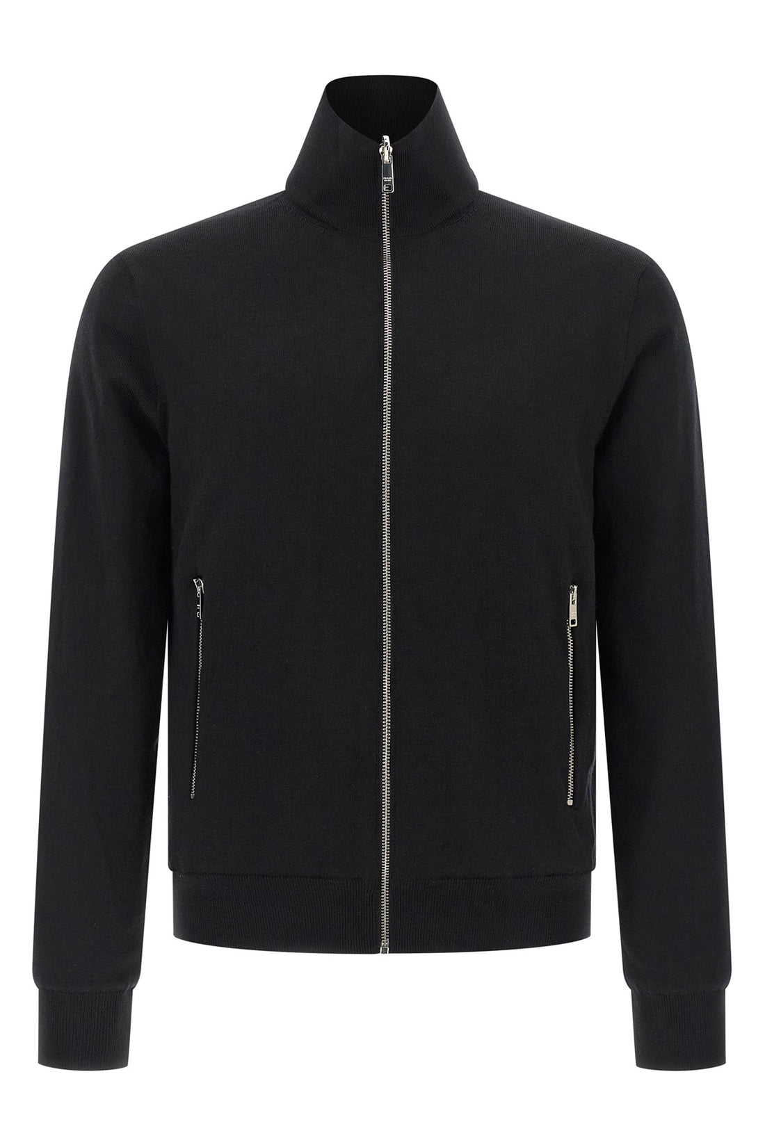 PRADA 46 reversible wool knit cardigan