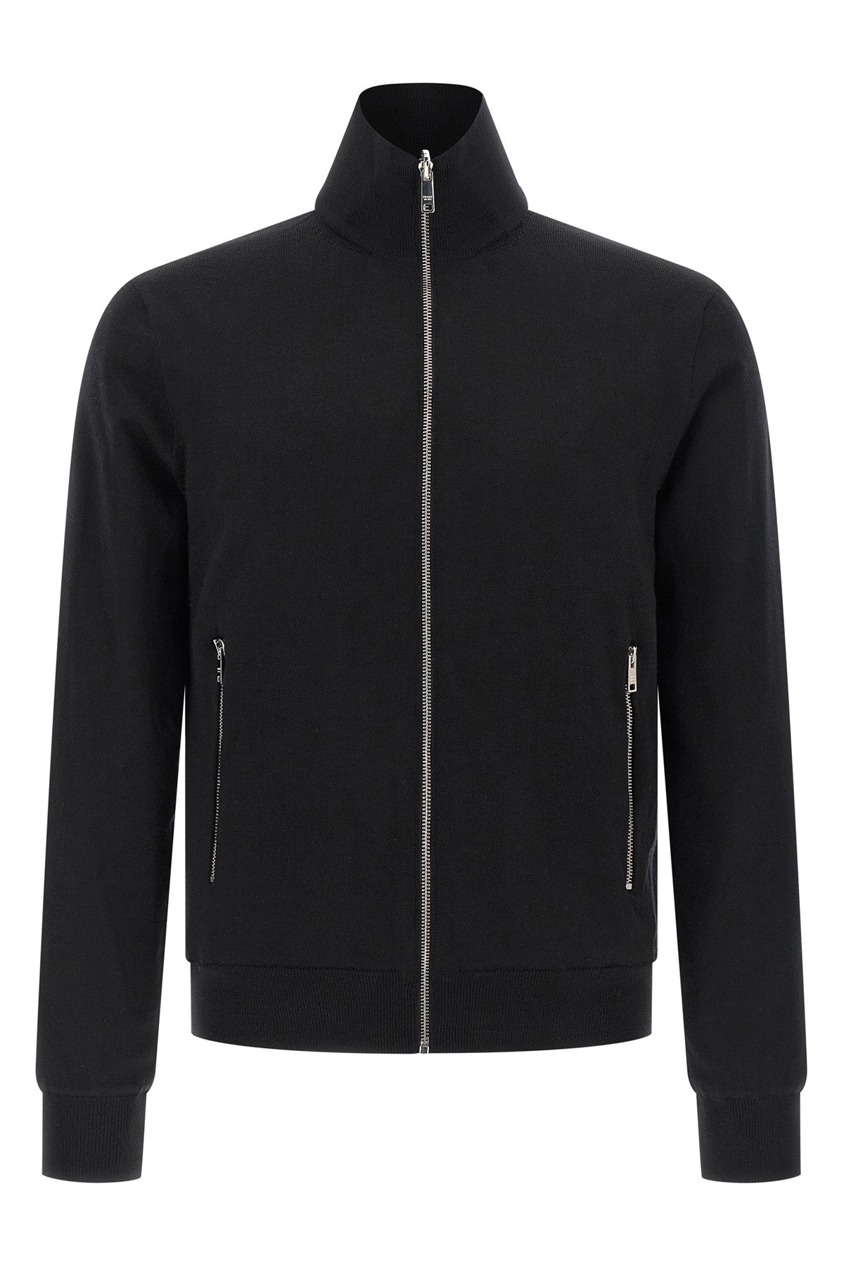 reversible wool knit cardigan