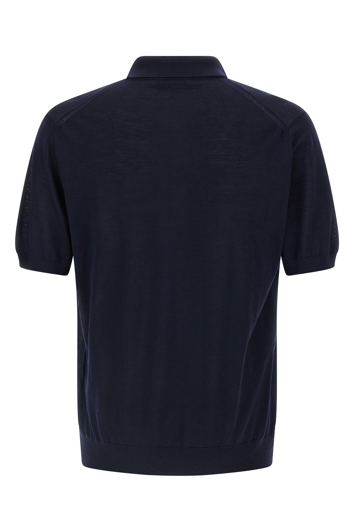 light virgin wool polo shirt