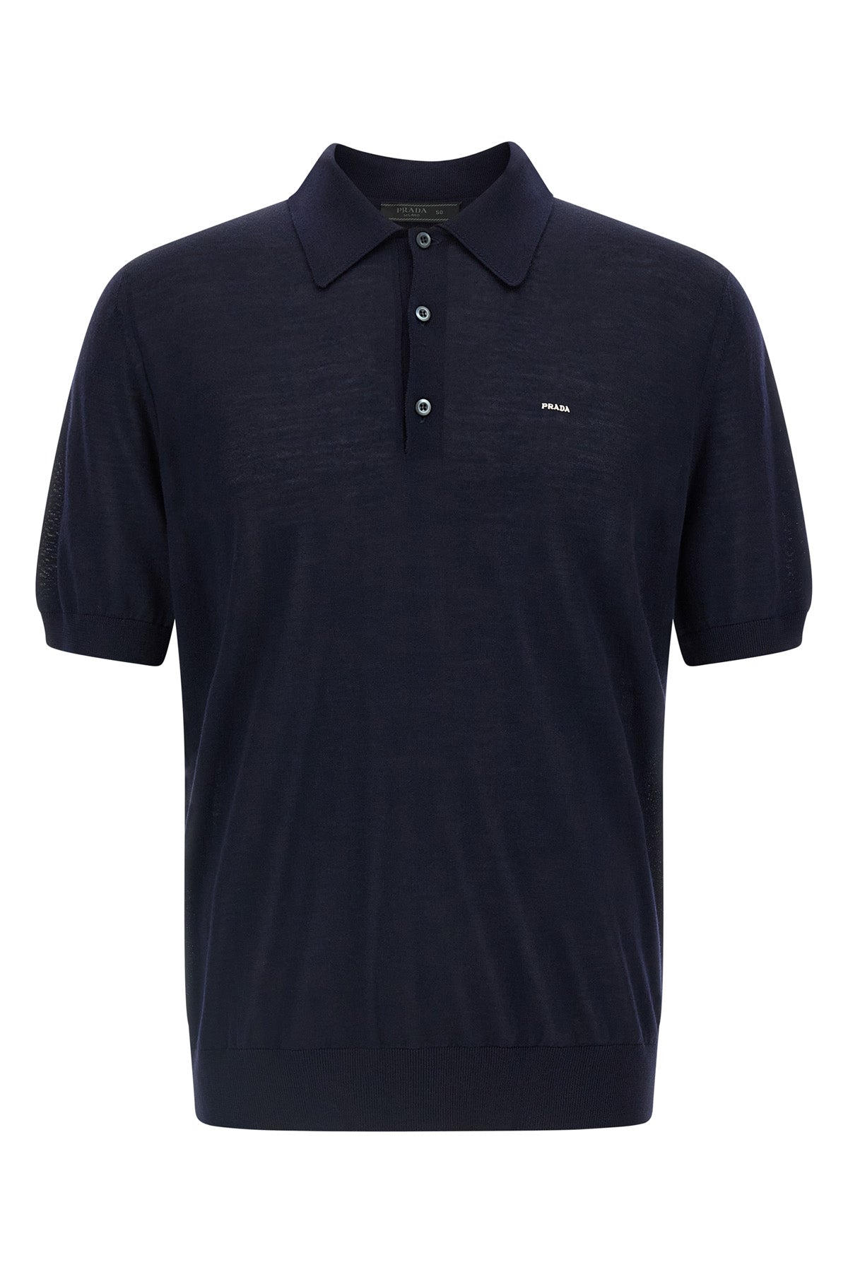 light virgin wool polo shirt