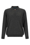 the kiton long-sleeved polo shirt