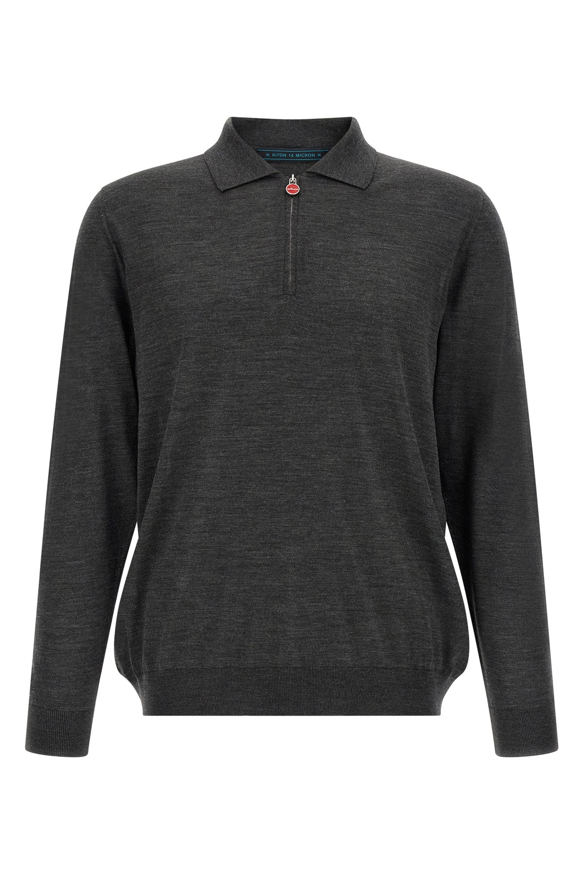 the kiton long-sleeved polo shirt