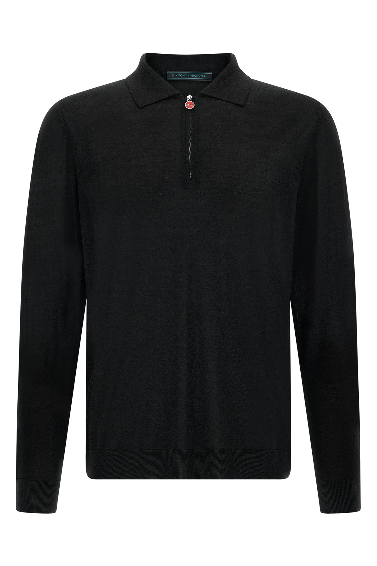 the kiton long-sleeved polo shirt