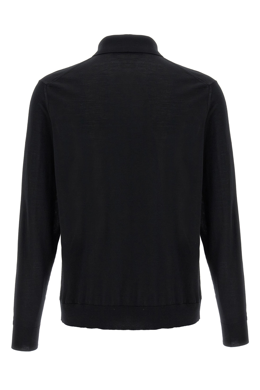 KITON XXXL ciro polo shirt in 14 micron fineness stretch wool