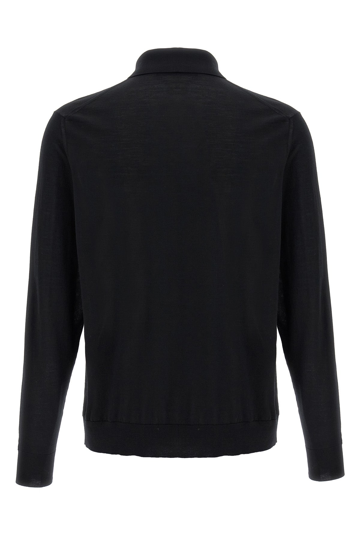ciro polo shirt in 14 micron fineness stretch wool