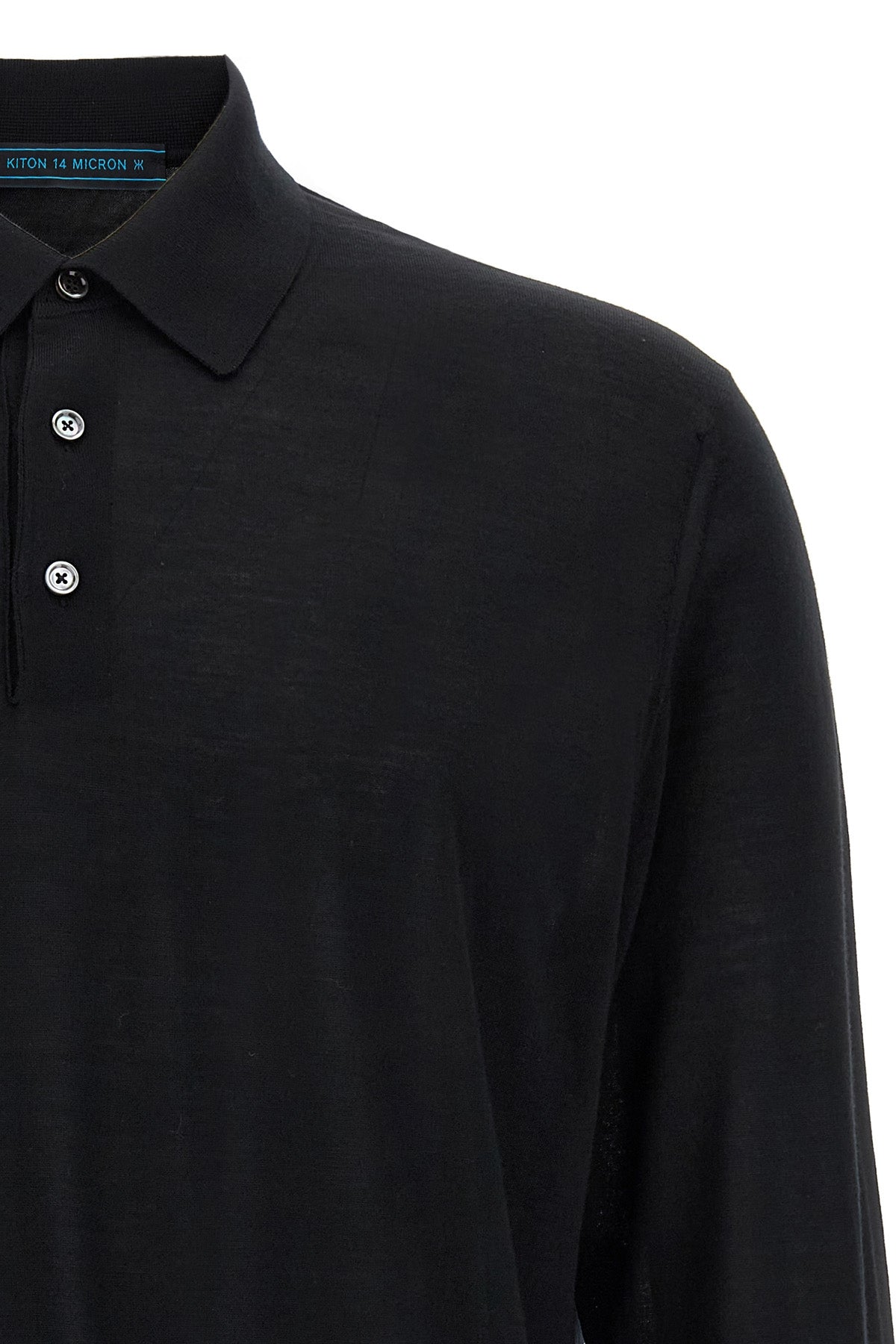 ciro polo shirt in 14 micron fineness stretch wool