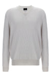ribbed cashmere and wool sweater
