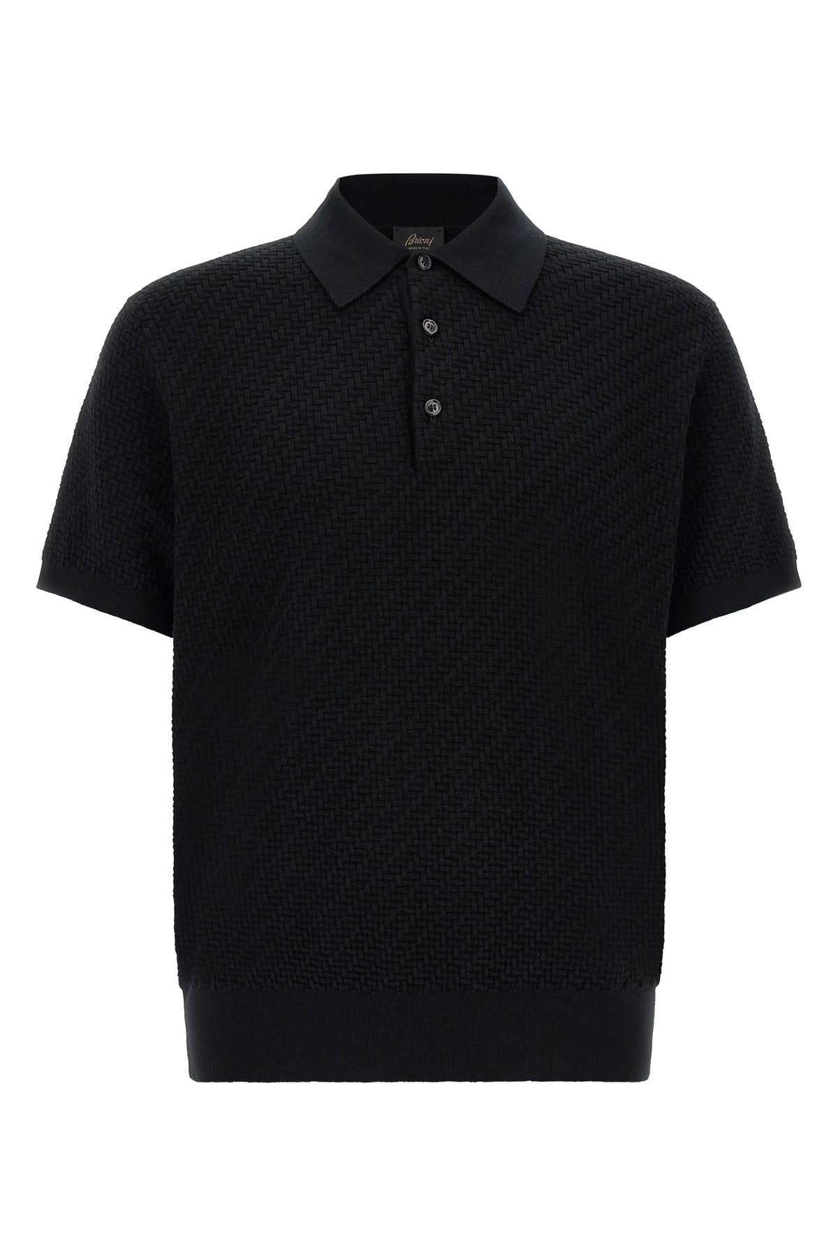 the brioni short-sleeved polo shirt