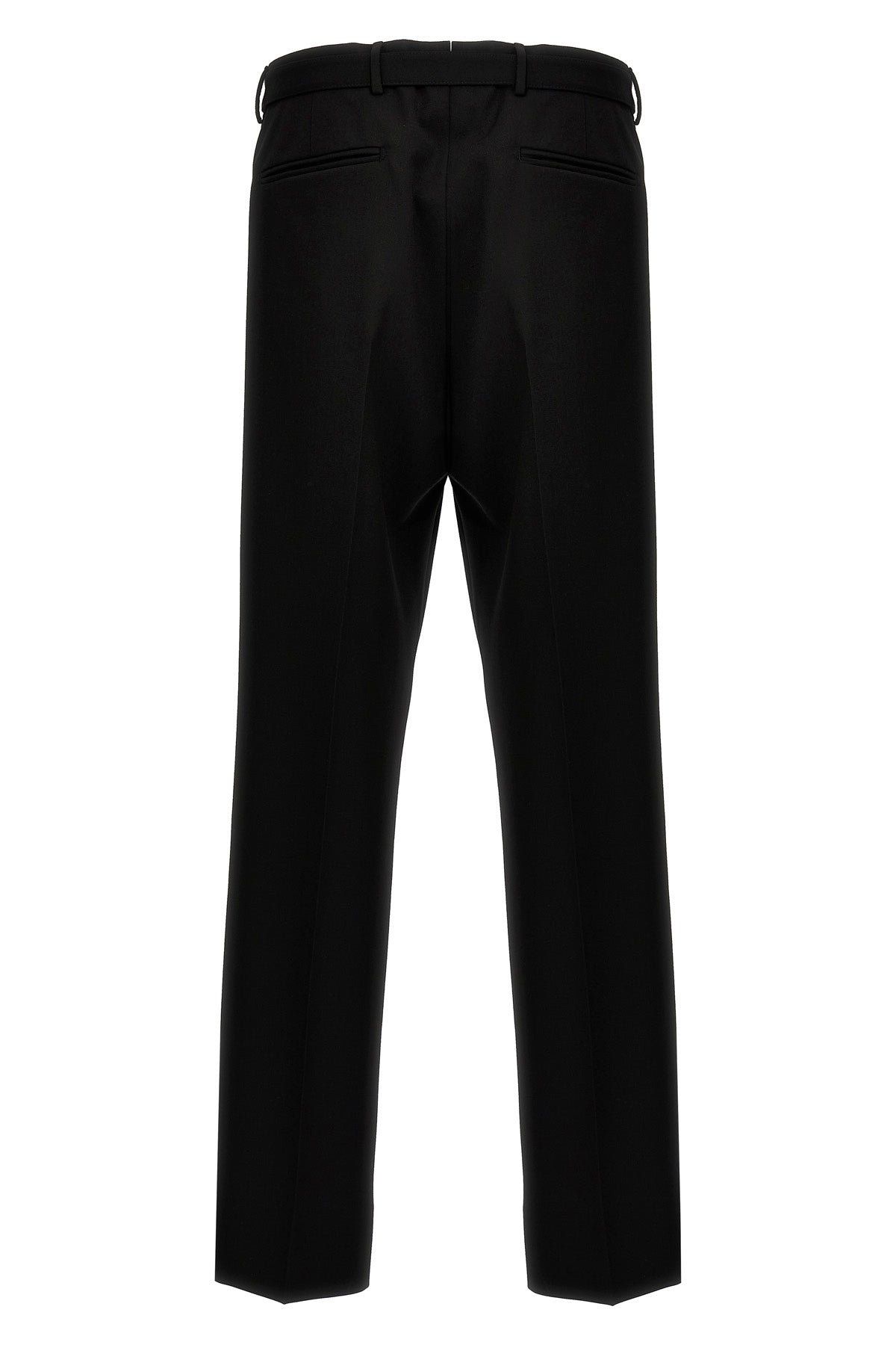 tailored wool trousers