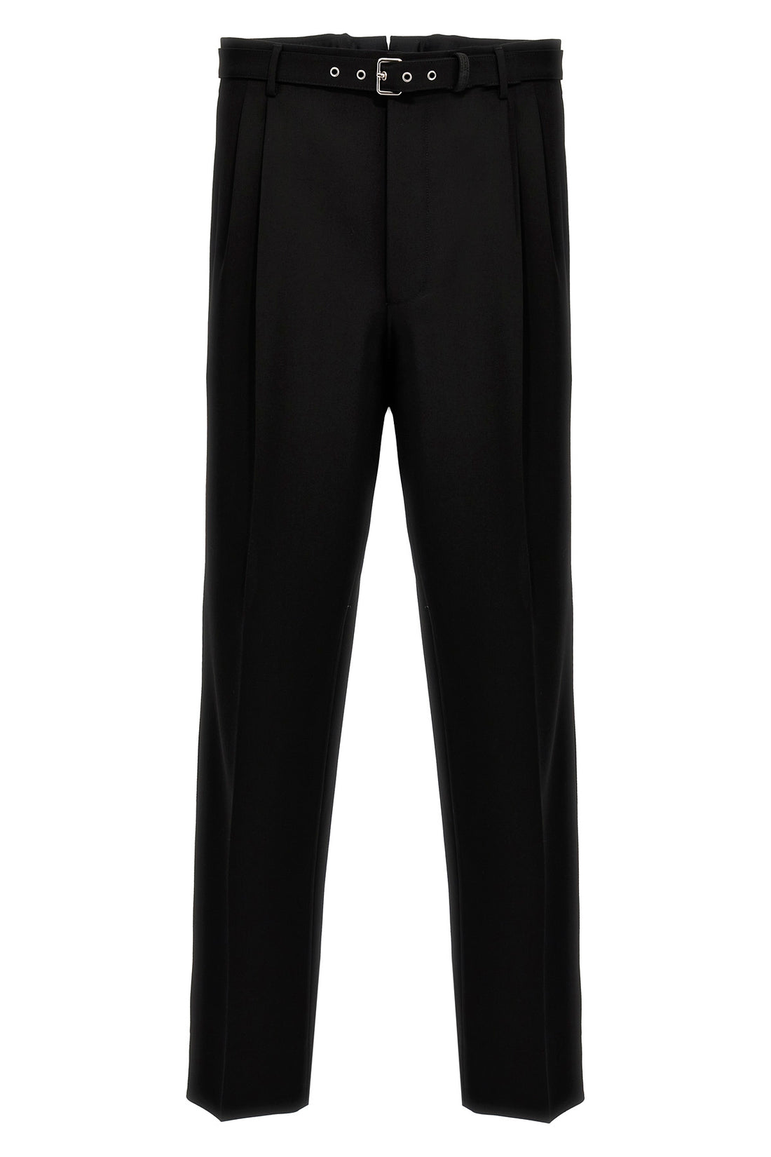 PRADA 46 tailored wool trousers