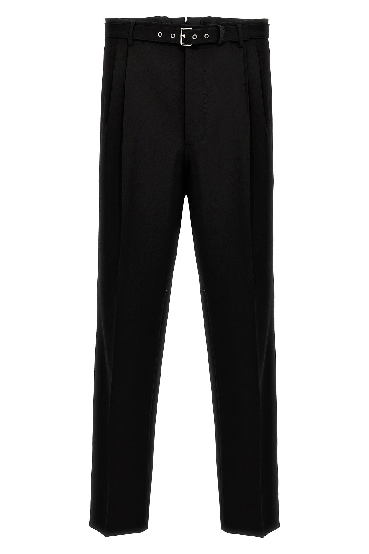 tailored wool trousers
