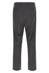 tailored pants in virgin wool and cotton blend