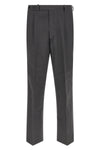 tailored pants in virgin wool and cotton blend
