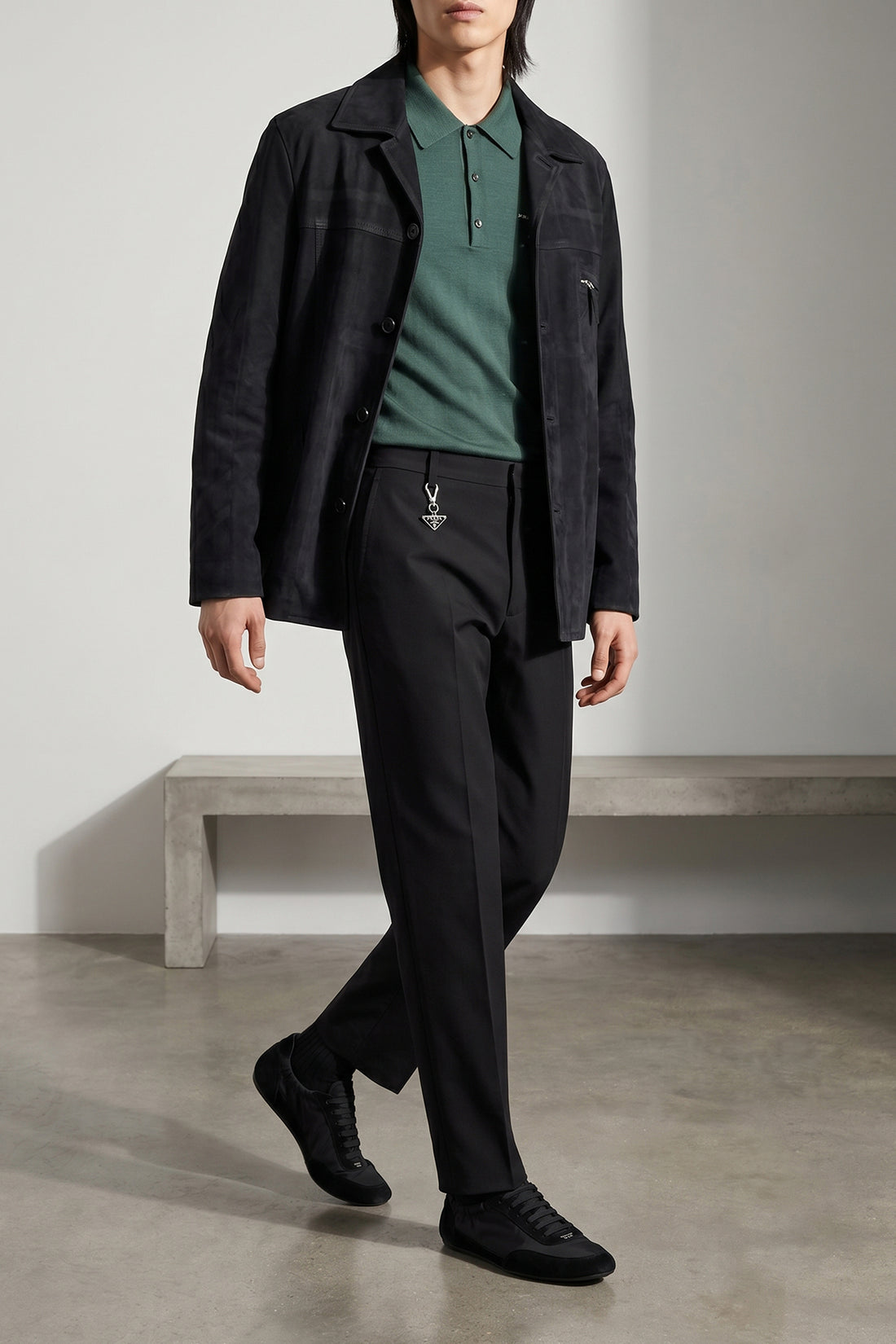 PRADA 52 travel cotton trousers