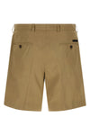 bermuda shorts in cotton poplin