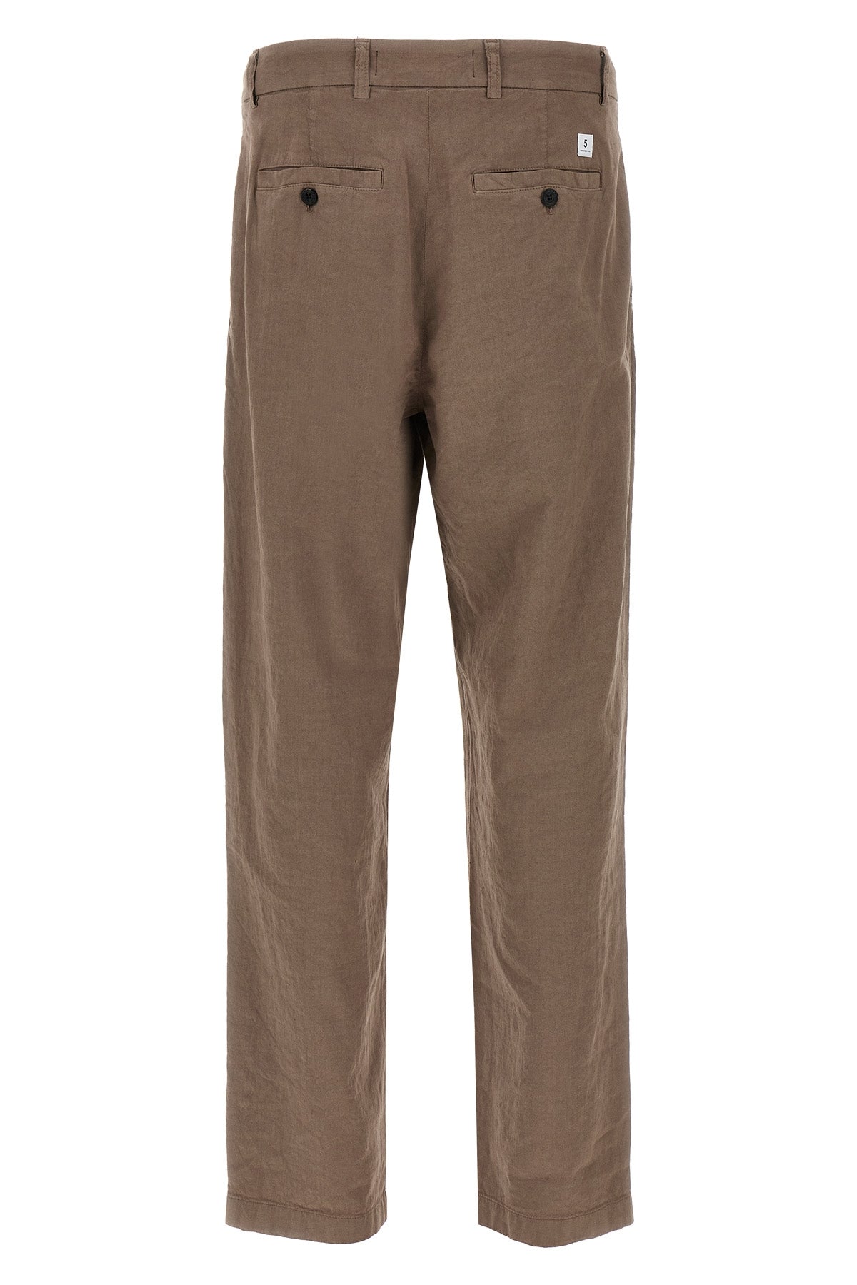 gin pants in linen and cotton blend