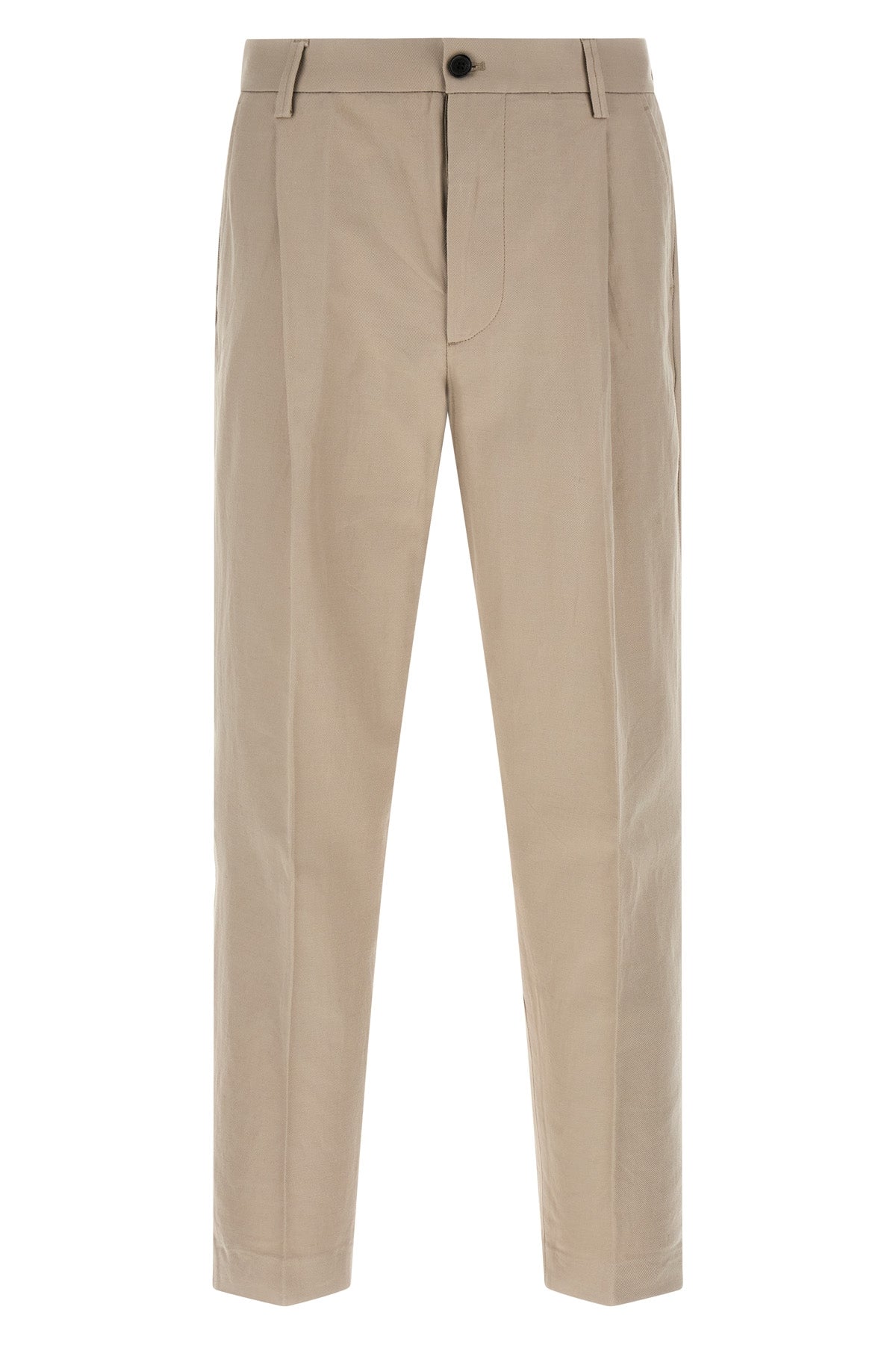 gin cotton and linen blend sain pants
