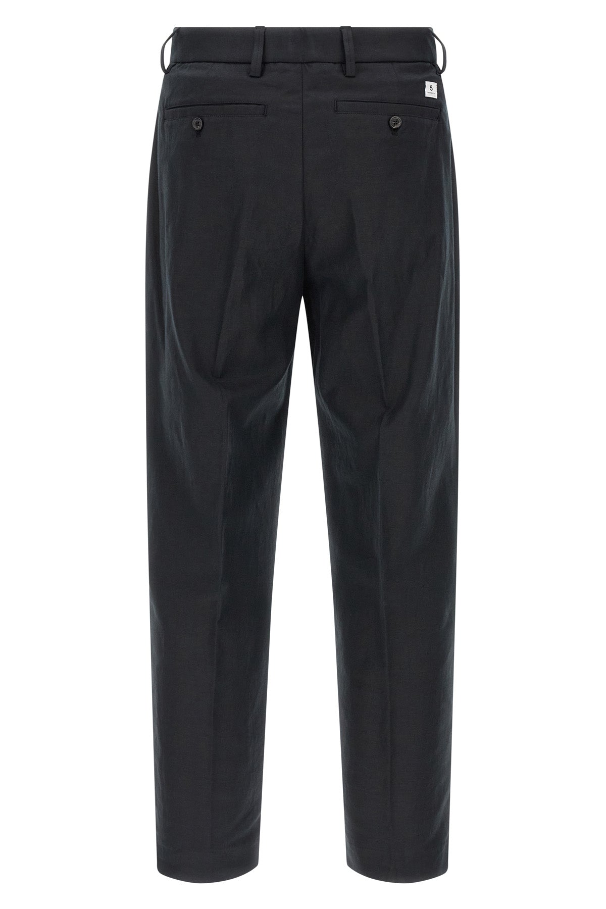 gin slightly stretch linen and cotton blend pants
