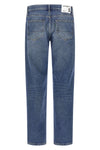keith used-effect stonewashed cotton denim jeans